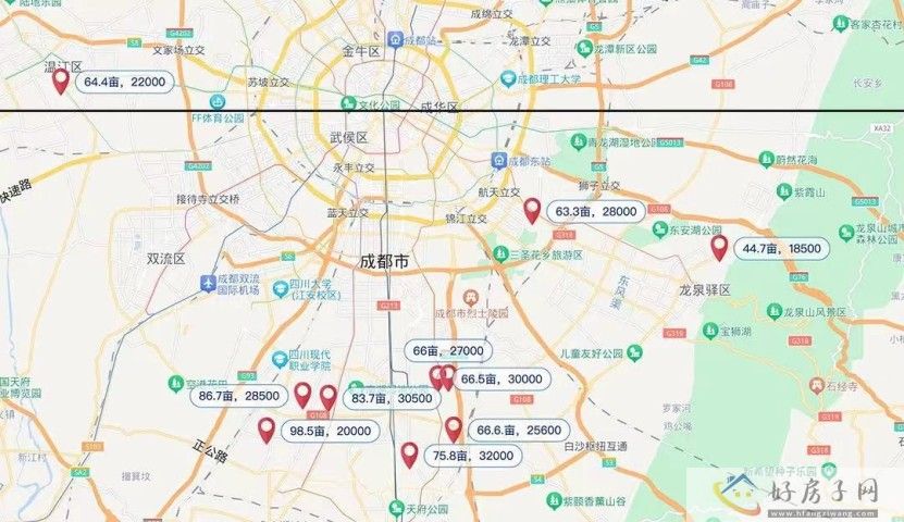 8月成都中心城区土地首拍，终于开启了“以量取胜”的模式！            </h1>(图3)